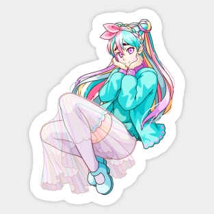 Pastel Girl Sticker